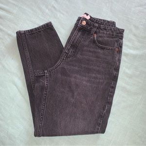 TOPSHOP Dark Wash Mom Straight Jean Denim Size 26